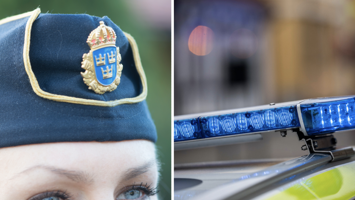 En polis har skadats allvarligt vid ett ingripande i Ljusne.